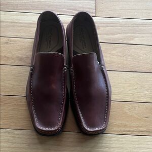 Rockport Men's Rich Brown Slip-On Loafers